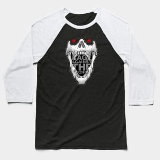 Skullhead halloween Baseball T-Shirt